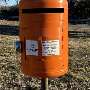 Disc &quot;tossed and found&quot; bin