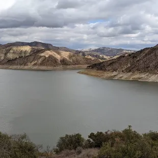 Lake view from up by the closed store.