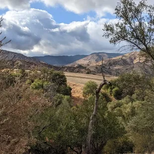 View from the tent camping sites. I thought the branch in the middle of this pic looked like a deer?!