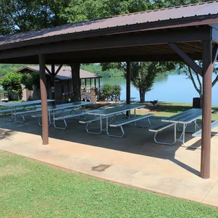 Shelter #2 at Lake Robinson that can be rented out for various occasions.