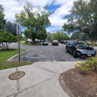 cars parked in a parking lot