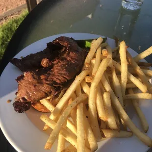 Flank steak sandwich