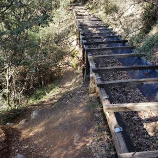 Washed out trail; we went back and around