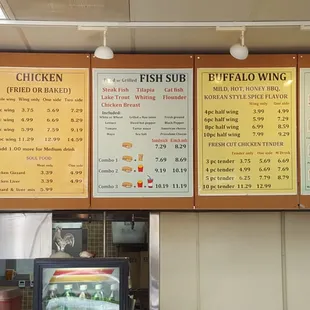 Menu for Lake Trout 3