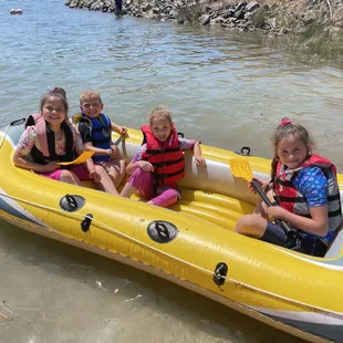 Our own blown up raft