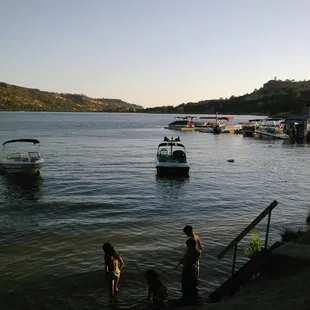 View from Cabin on the Lake Front.