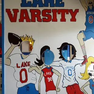 basketball players and cheerleaders