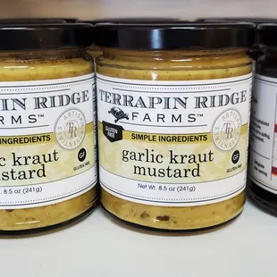 jars of mustard