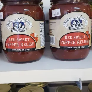 jars of pepper relish