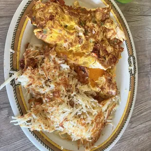 Fajita omelette