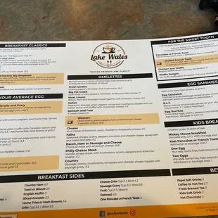 sushi and sashimi, menu