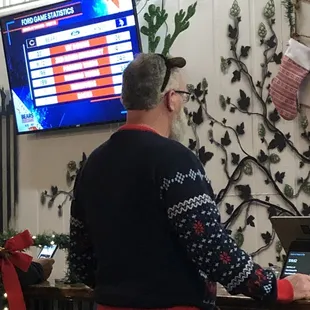 a man working on a laptop