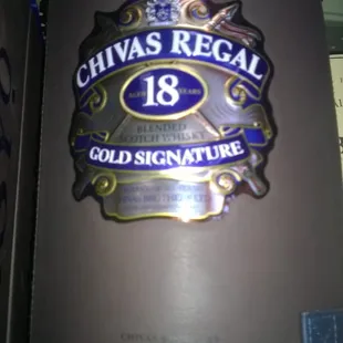 a bottle of chivas regal 18