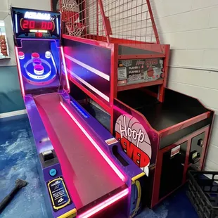 Skee ball and basketball