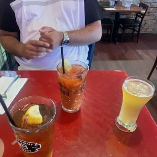 Bloody Mary with Spotted Cow Shooter