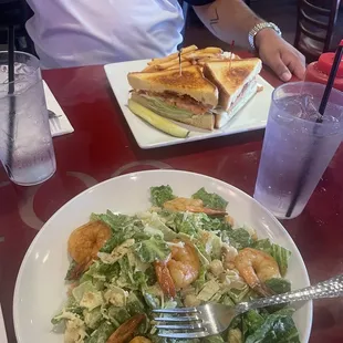 Caesar salad with shrimp  Monster BLT