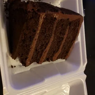 Huge chocolate fudge cake...super moist and yummy