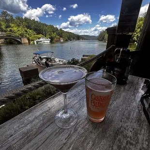 Black cherry tini &amp; Beer