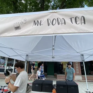 Boba tent!