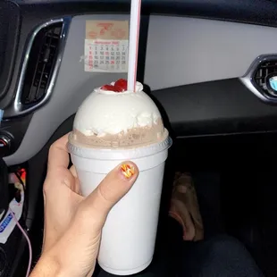 Mexican Hot Chocolate malt!!