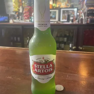 Bottle of Stella Artois