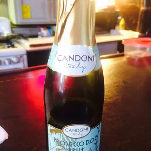 Now serving Prosecco D.O.C. Brut from Italy.