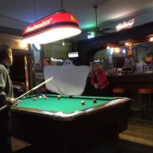 Even ghosts are served here.