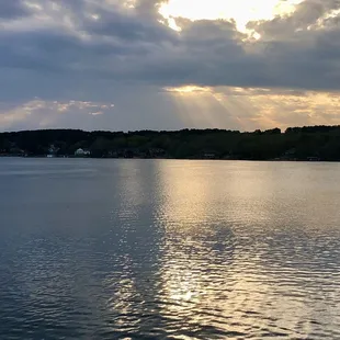 From restaurant patio at sunset!