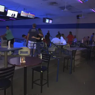 Black light bowling every night after League!