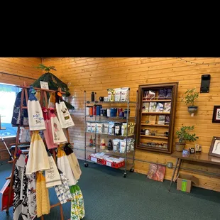 a display of clothing in a store