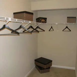 Spacious Closets