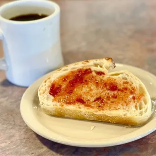 Sour Dough Toast and a Cup of Joe