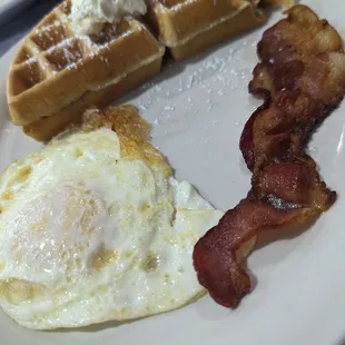 Kids waffle meal