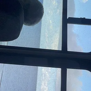 You can see the 25 mile bridge from afar
