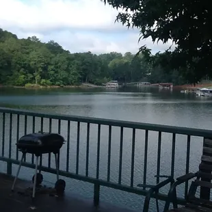 A shot from the balcony near the restaurant.