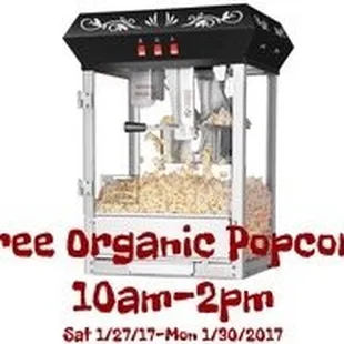 free organic popcorn
