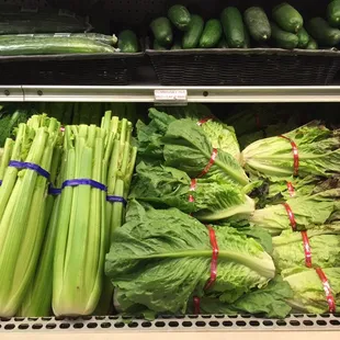Fresh produce brought in daily