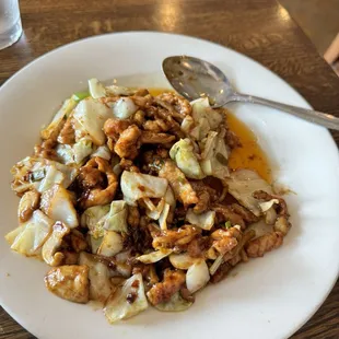 They call this &quot;twice cook pork&quot;. Lmao.