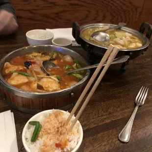 Fish Fillet with Sichuan-Style Pickled Pepper, Fish Fillet with Pickled Mustard Greens