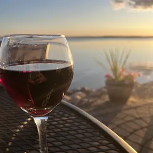 Wine on the patio