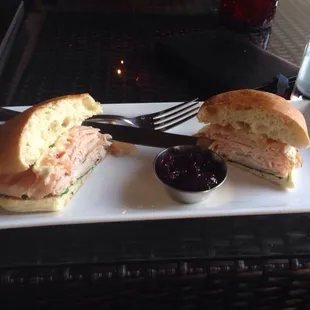 Turkey Swiss and Brie Sandwich