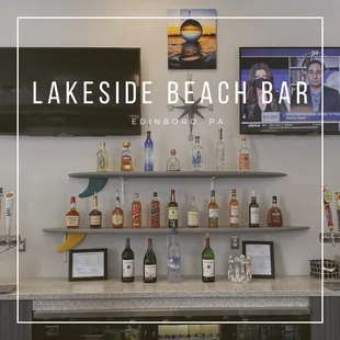 bottles of alcohol on shelves