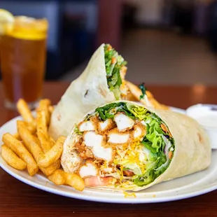 Crispy Chicken Ranch Wrap