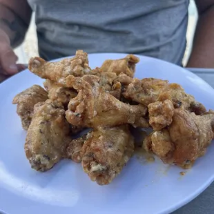 Garlic parmesan wings