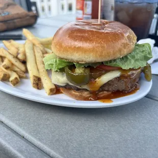 Bonnie and Clyde burger