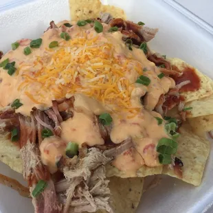 Pulled pork J Renders nachos at Jax