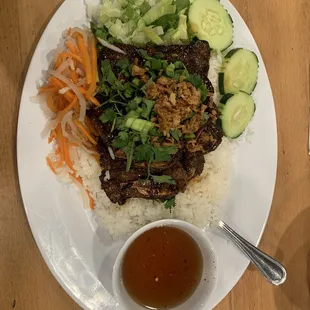 Grilled Beef Short Ribs Rice Plates