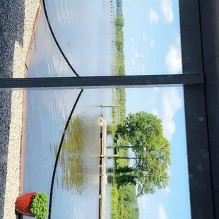 View from the restaurant