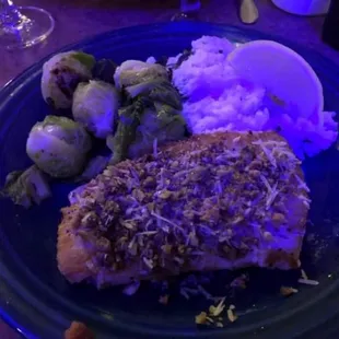 Parmesan pistachio Mahi Mahi