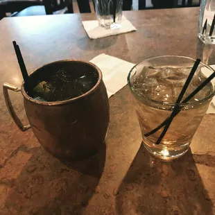 Dark and Stormy(on the left)